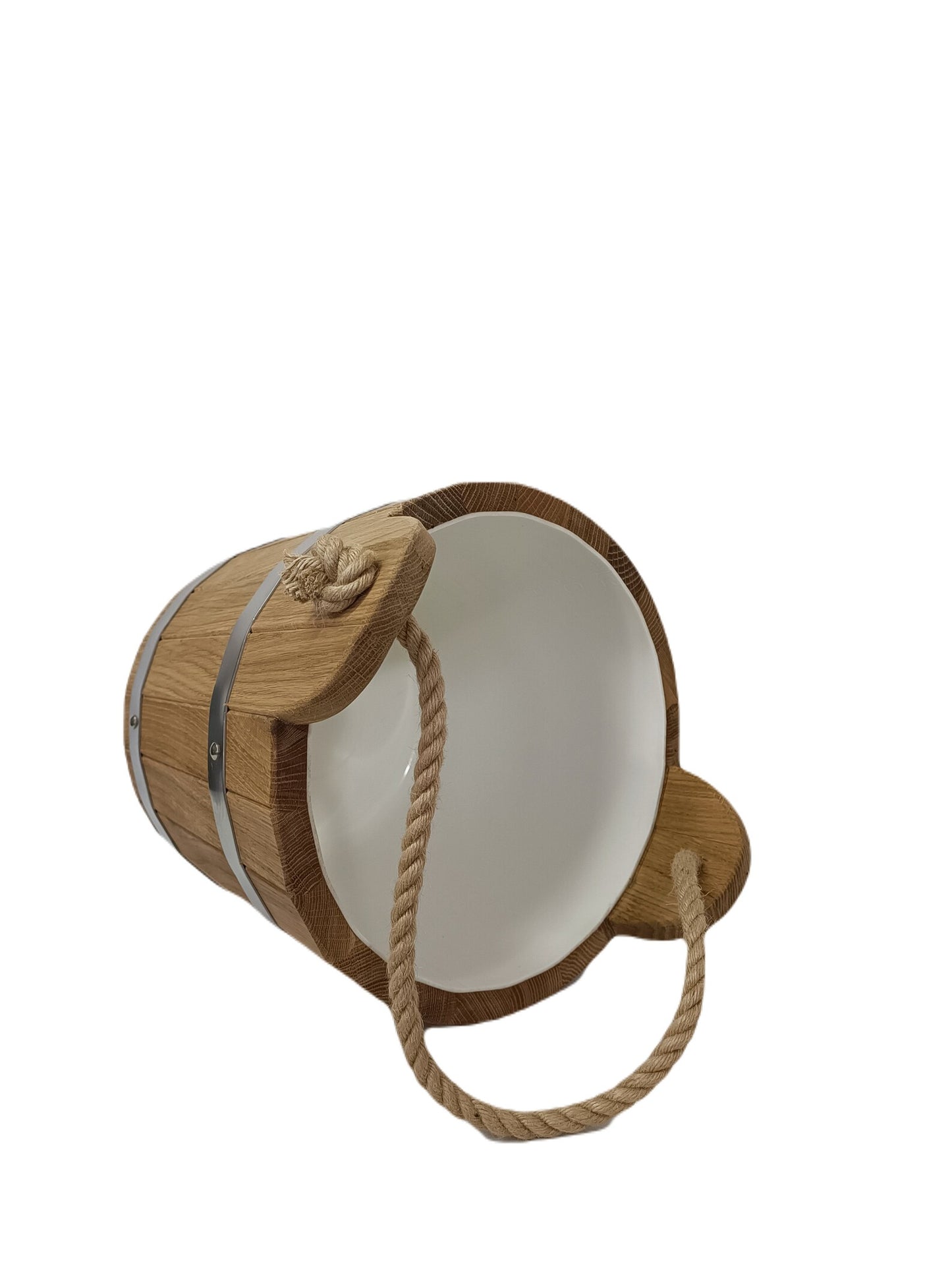 Oak sauna Bucket 12 L with rope