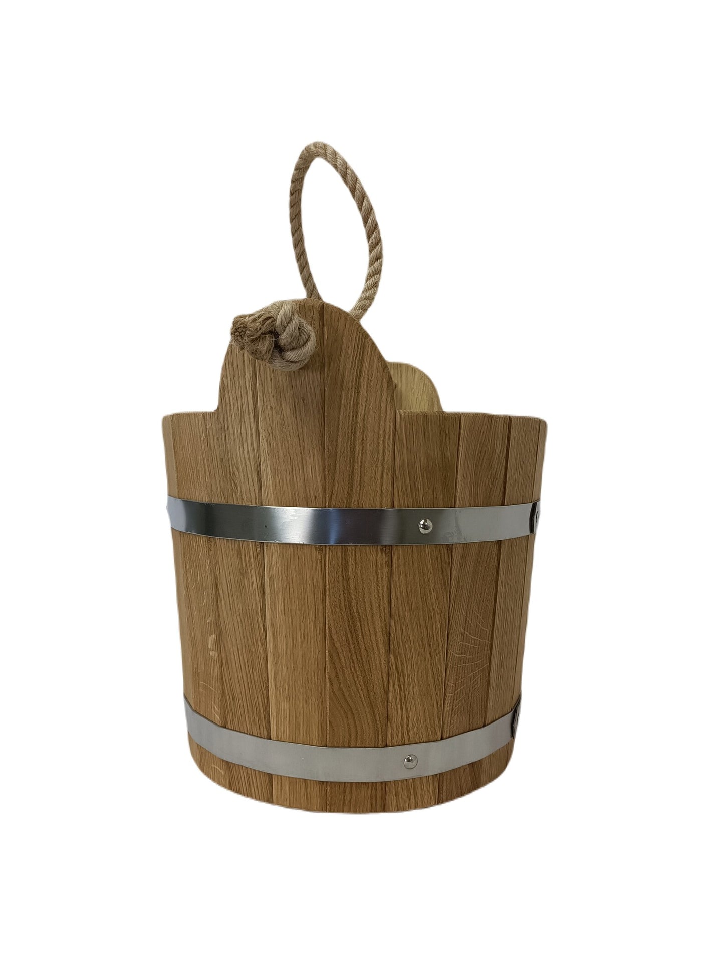 Oak sauna Bucket 12 L with rope