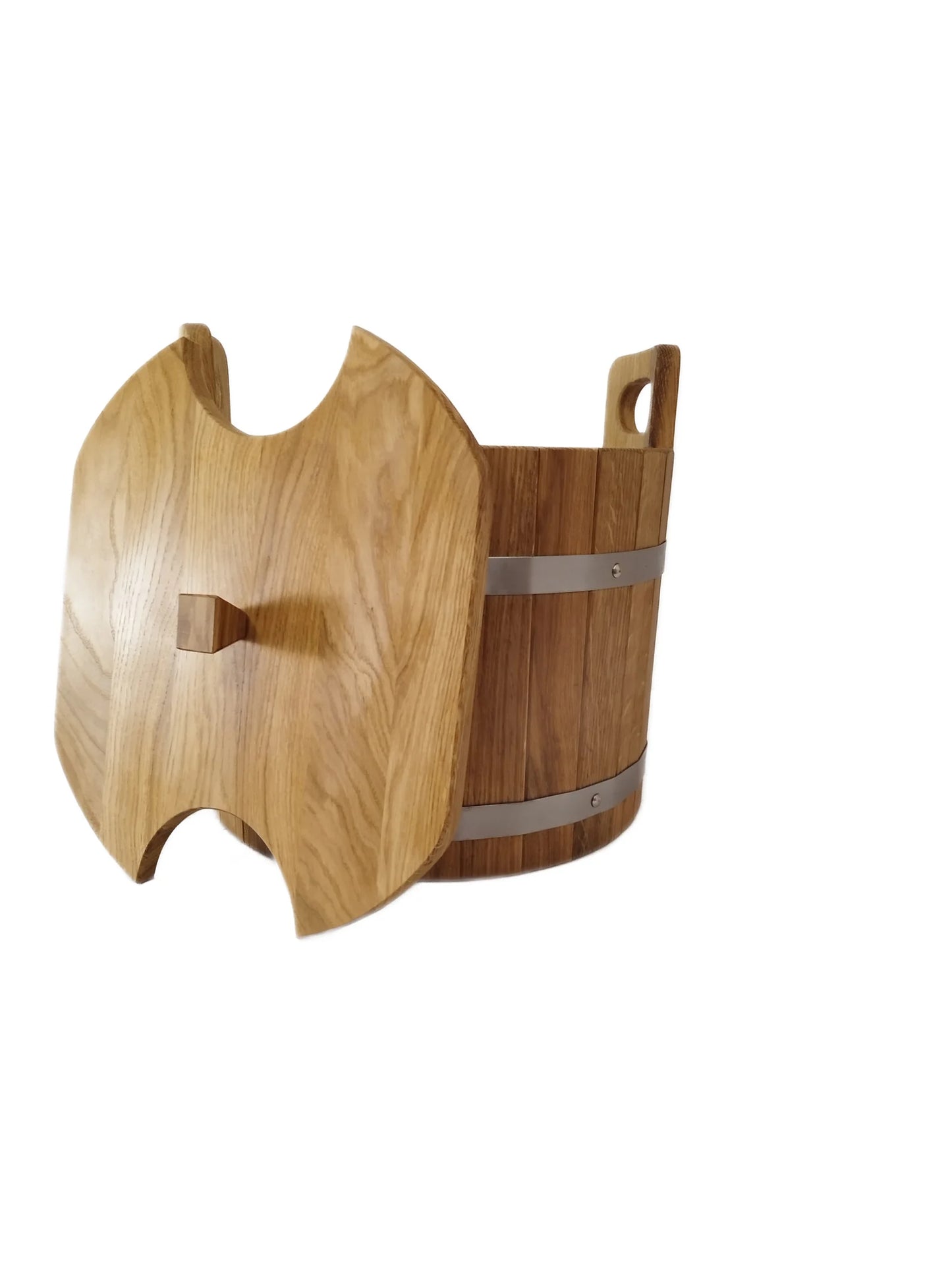 20l Sauna bucket with handles and lid  / bucket with lid .