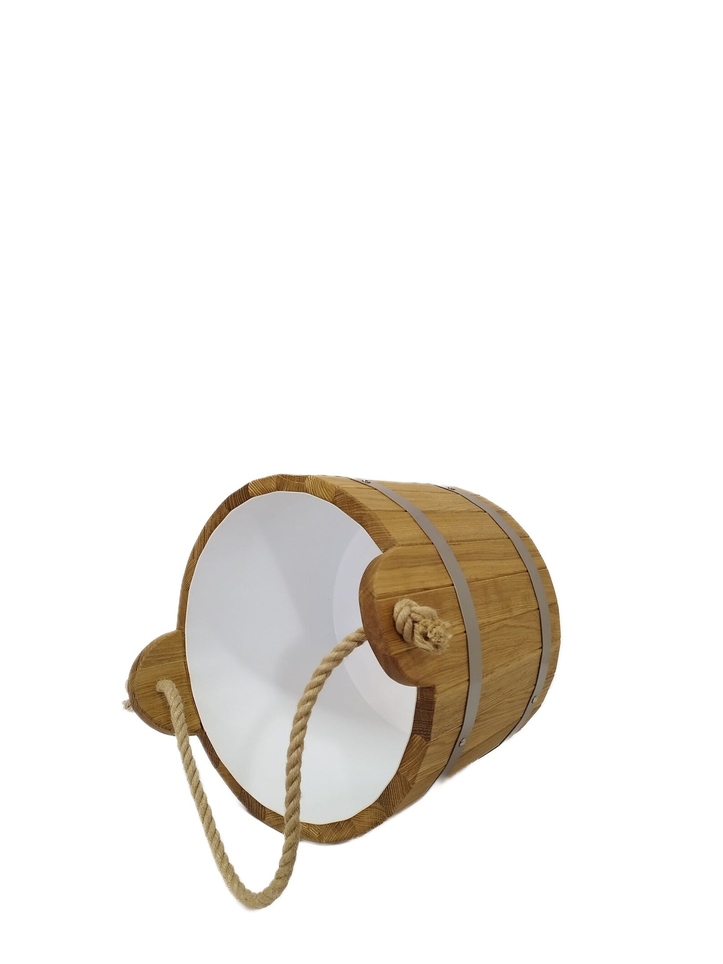 Oak sauna Bucket 20 L with rope