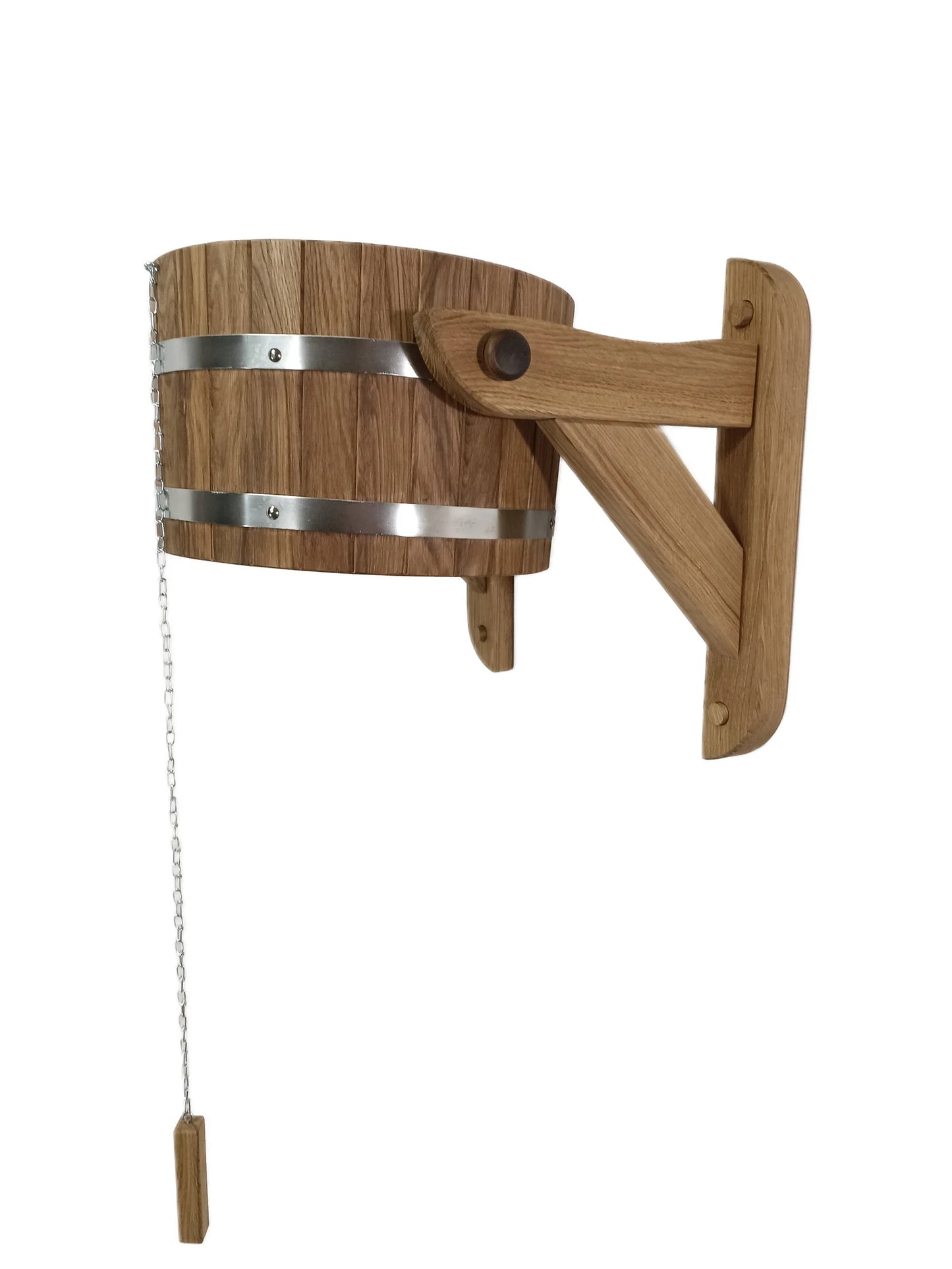 Oak sauna bucket shower 12l  (handmade)