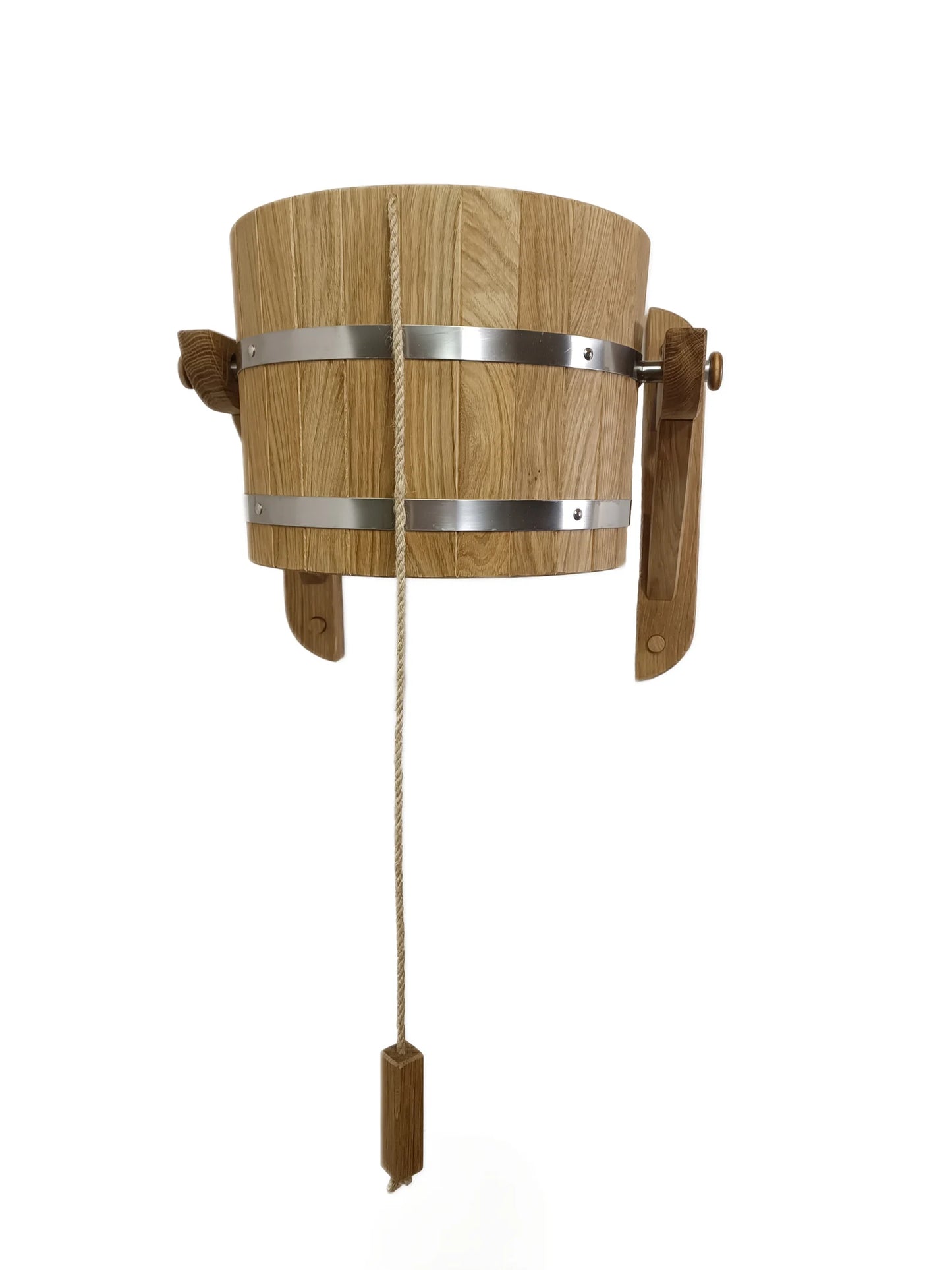 Sauna  bucket with lid for Steaming Brooms 20l