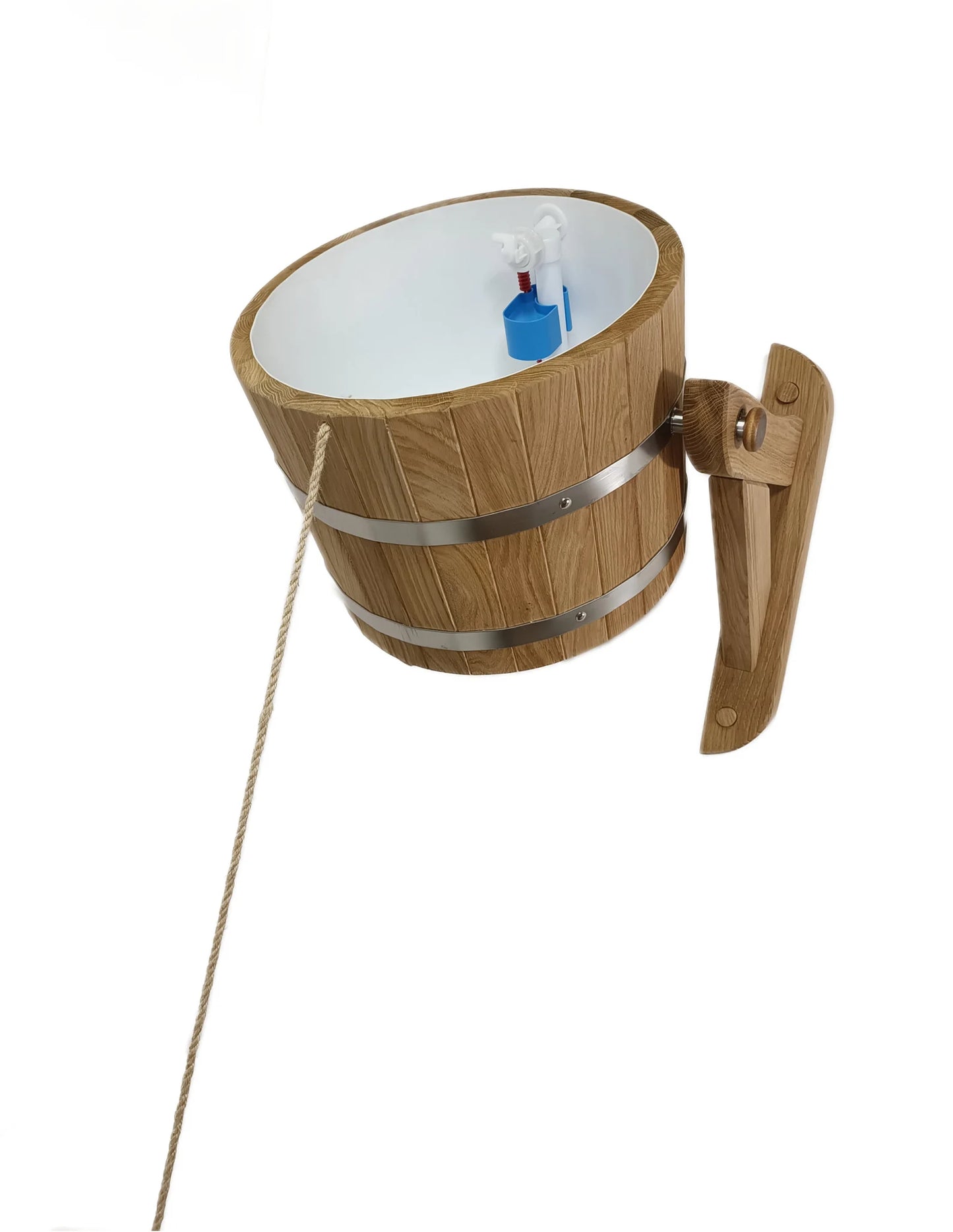 Sauna  bucket with lid for Steaming Brooms 20l