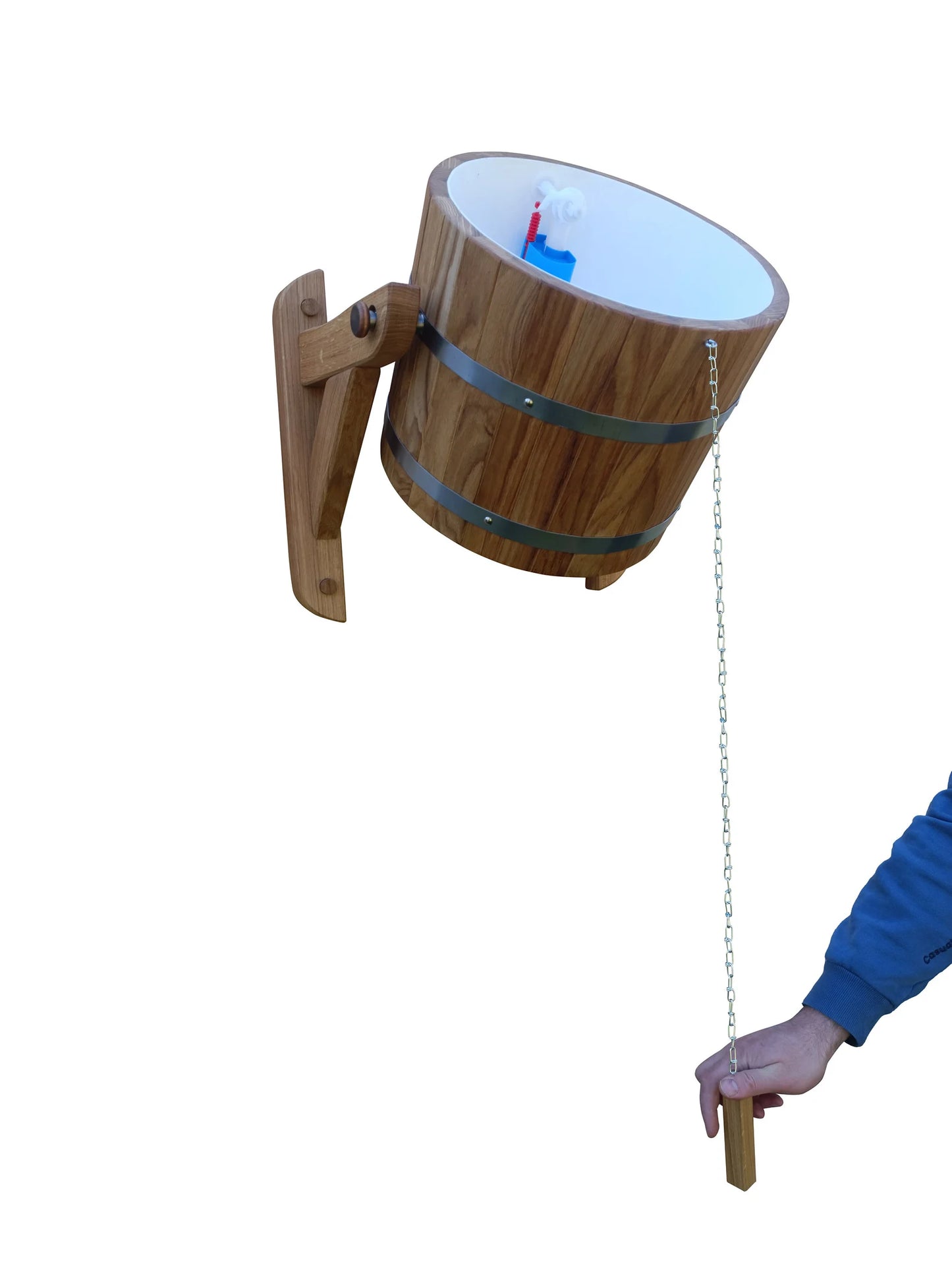 sauna waterfall 30l (oak)  /Sauna bucket shower 30l / extreme shower / Sauna Accessories