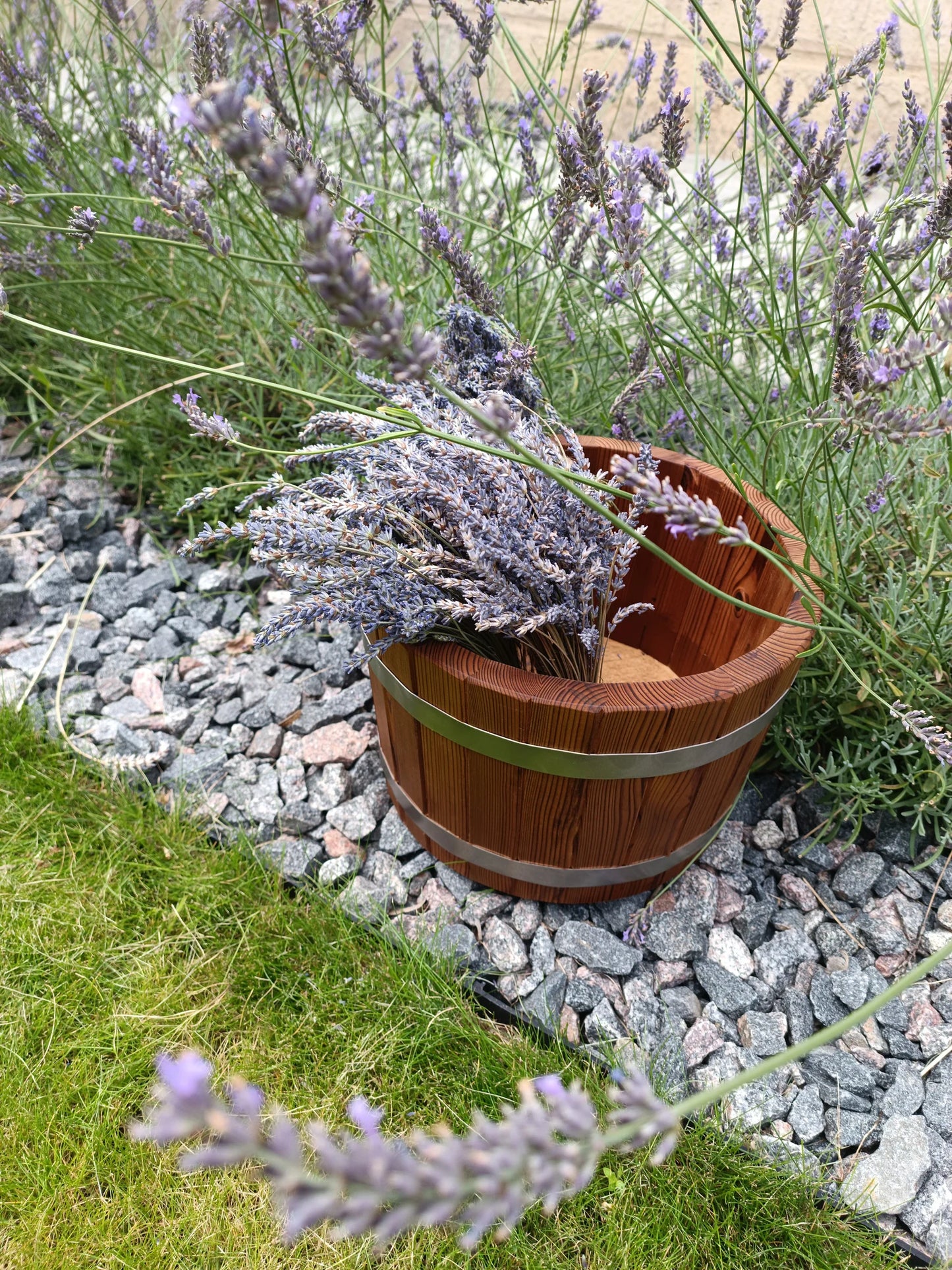 Wooden flower  pot / Flower planter /  indoor, outdoor.