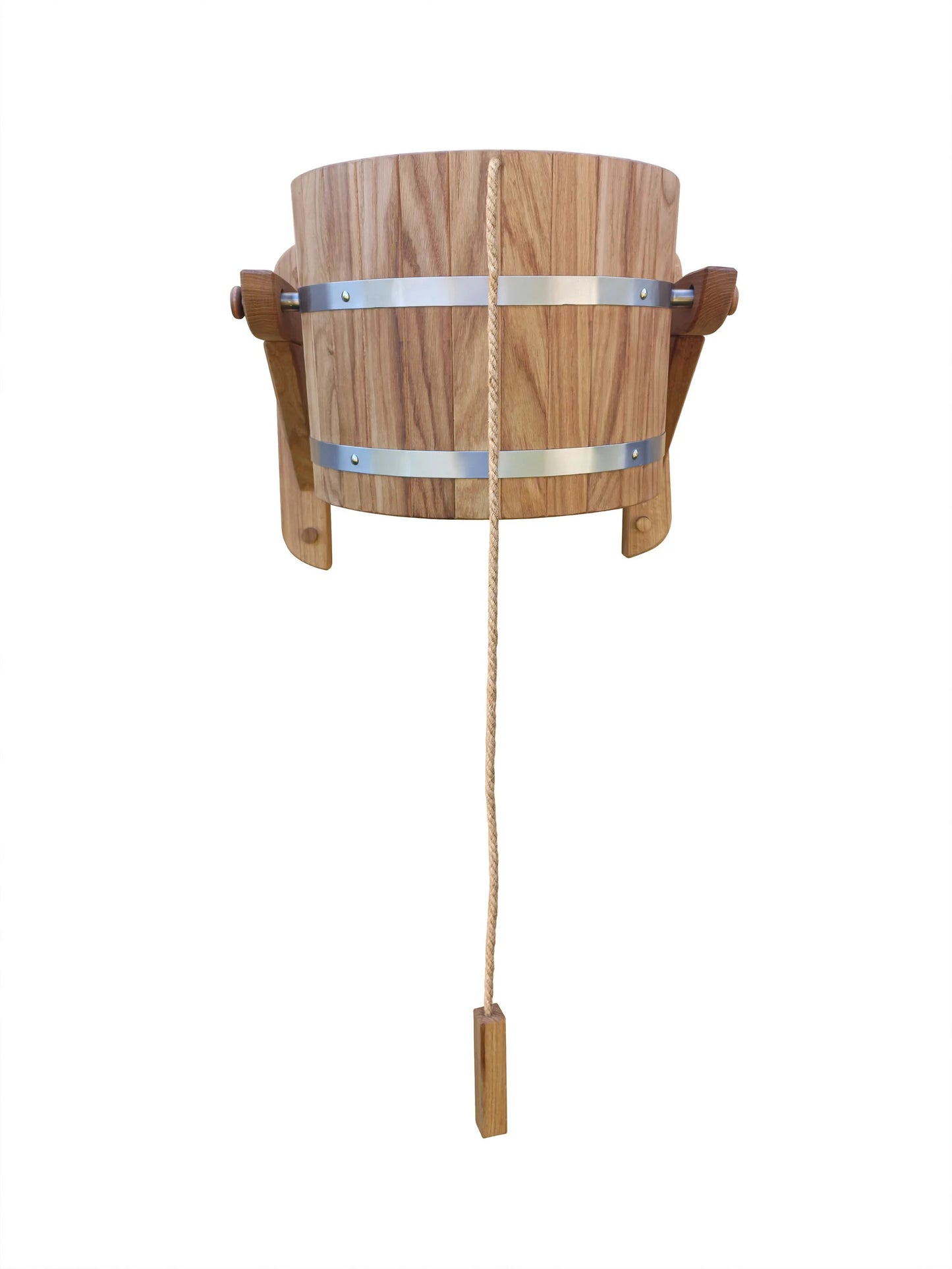 sauna waterfall 30l (oak) rope pull