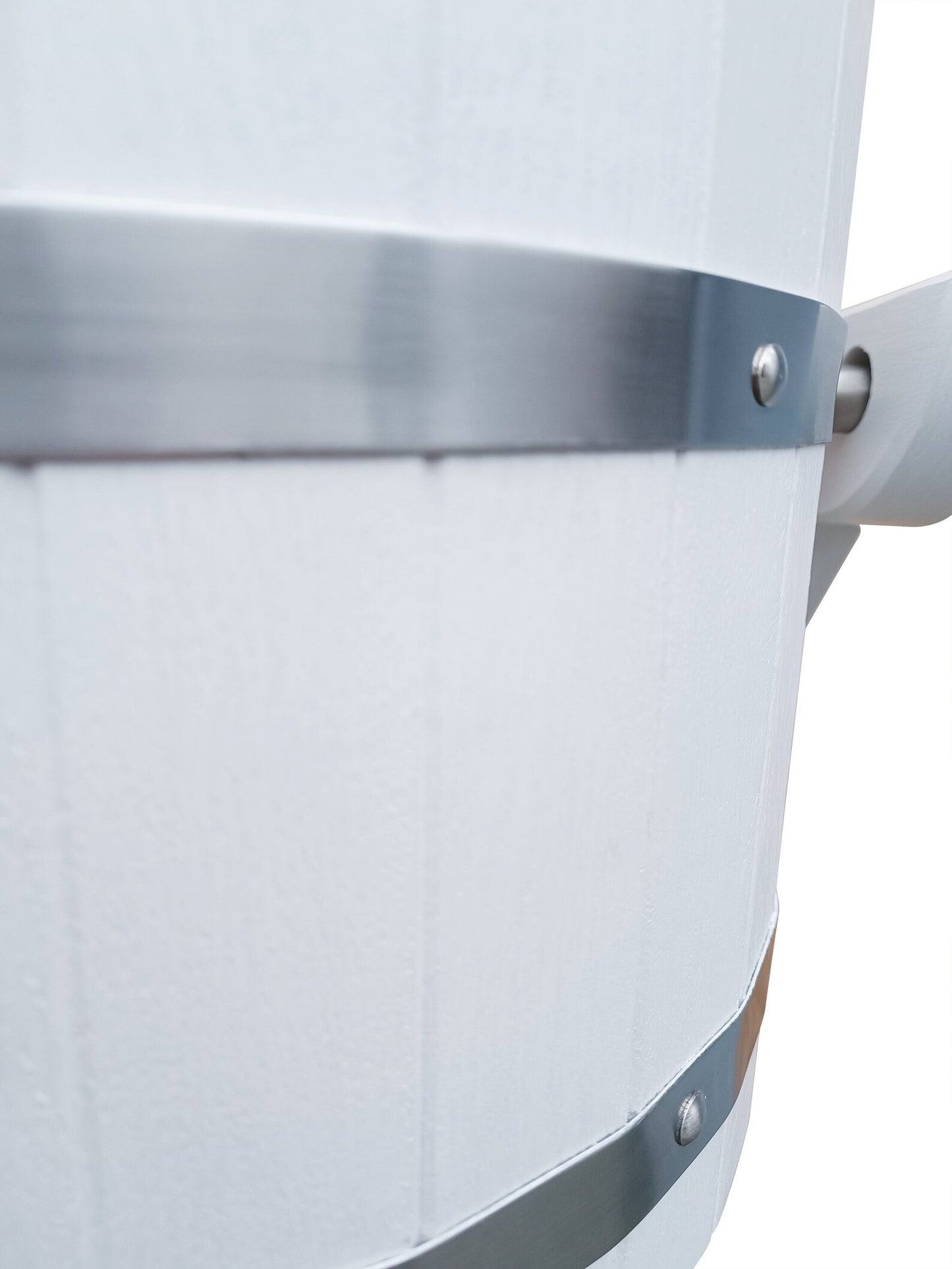 White oak sauna bucket shower 20l