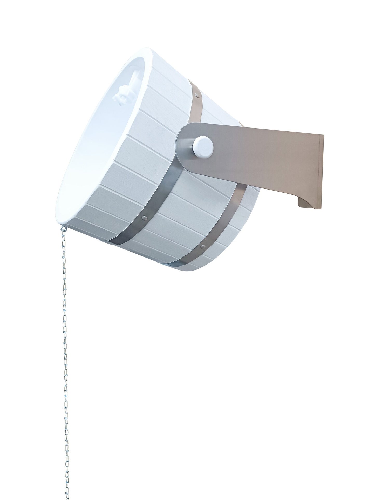 white  oak sauna bucket shower 20l