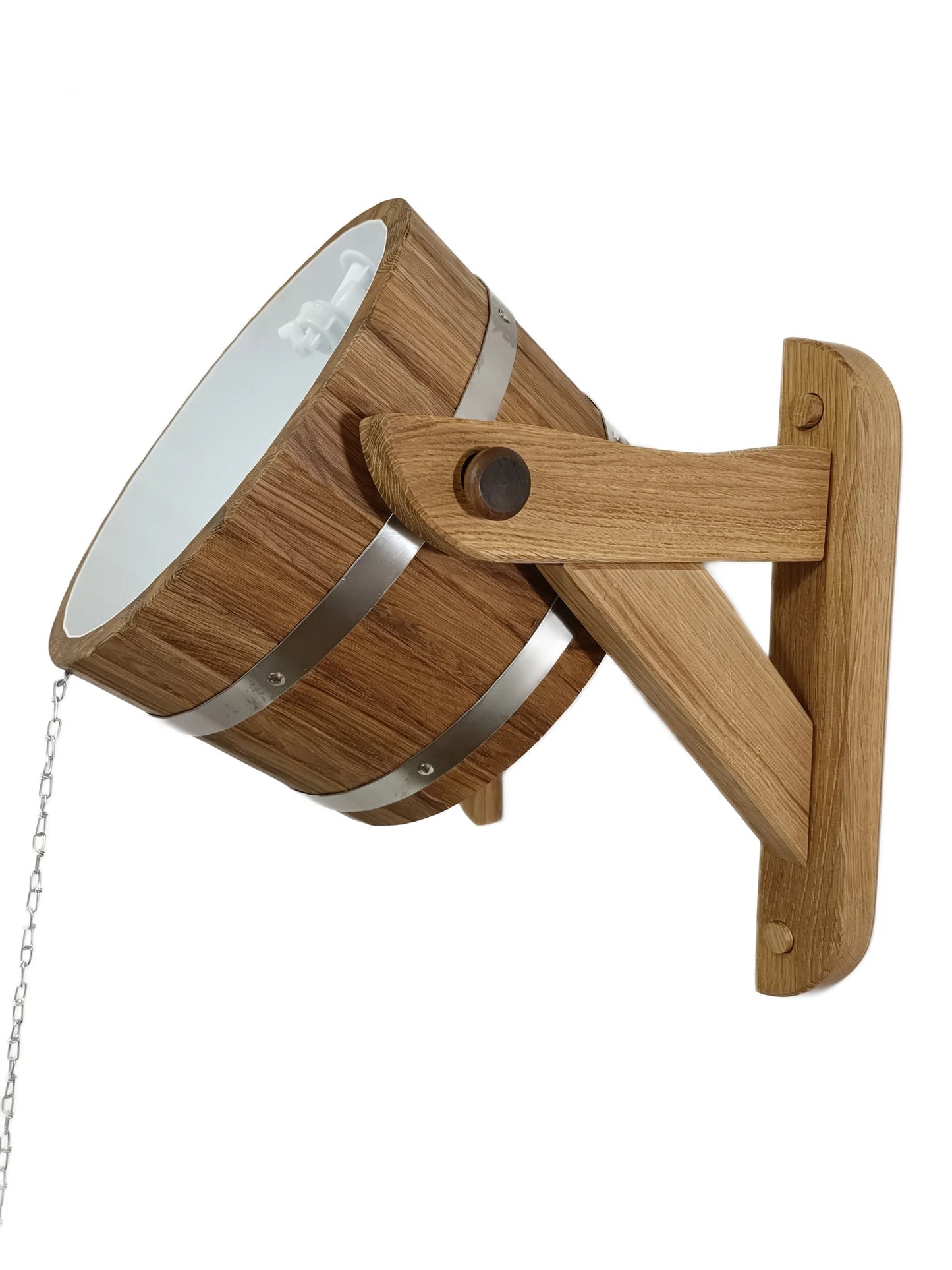 Oak sauna waterfall shower 12/ 20/ 30 litres