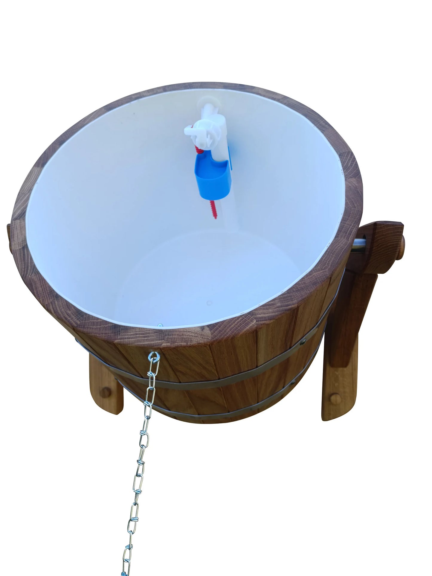 Oak sauna waterfall shower 12/ 20/ 30 litres