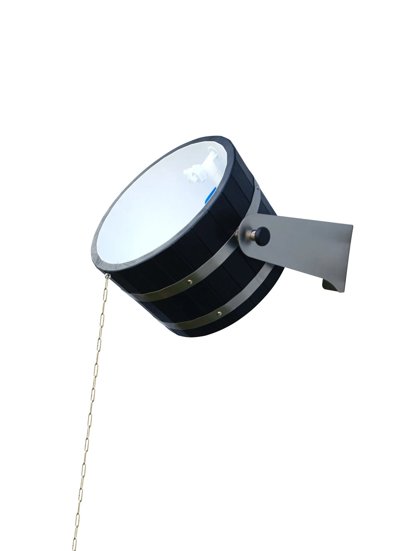 Black oak self spilling bucket 12l  with stainless steel holders