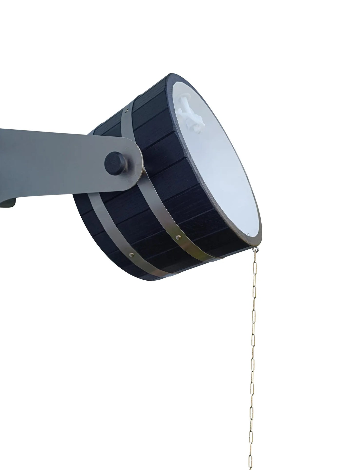 Sauna waterfall bucket with stainless steels holders in 5 colours (12 litres)