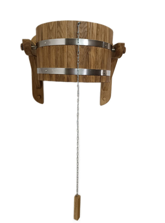 Oak sauna bucket shower 12l  (handmade)