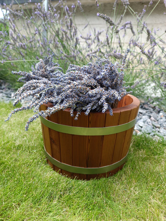 Wooden flower  pot / Flower planter /  indoor, outdoor.