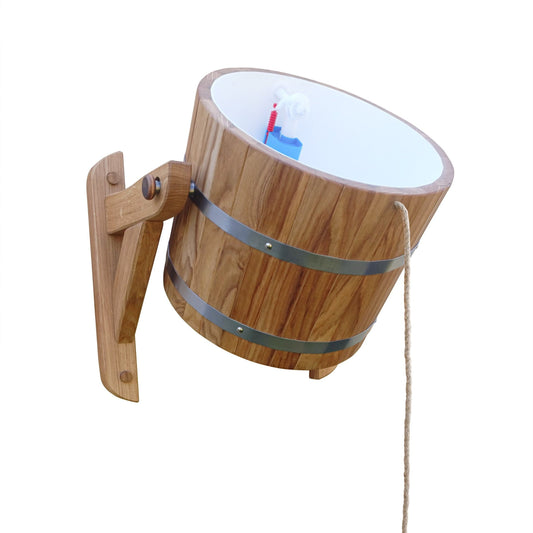 sauna waterfall 30l (oak) rope pull